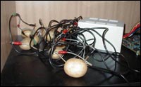 About 12 potatoes can be used to power a computer